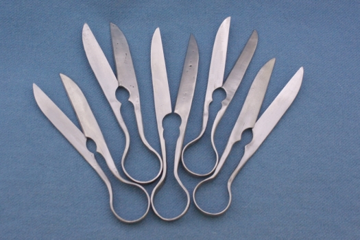 Shears, hand-forged