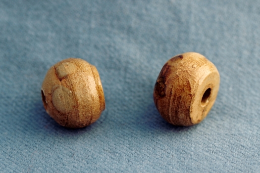 glazed spindle whorls