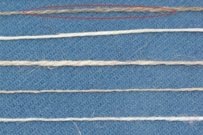 thick linen thread, 100 m