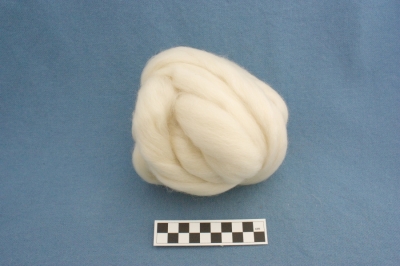 European Romney sheep wool, top