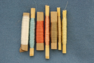 Plant-Dyed Silk Thread, 50 m