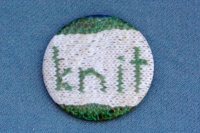 Anstecker "knit"