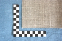 unbleached linen fabric, 8 threads/cm